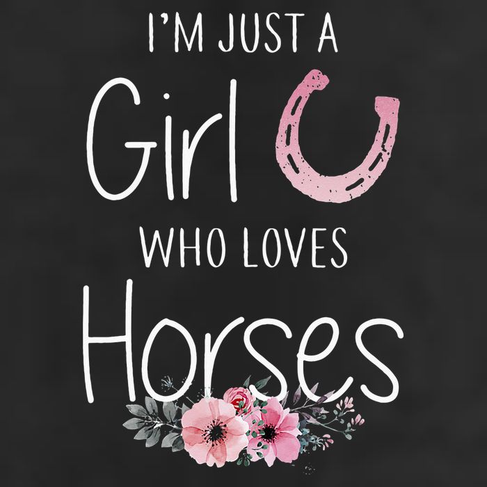Just A Who Loves Horses Horse Beanie