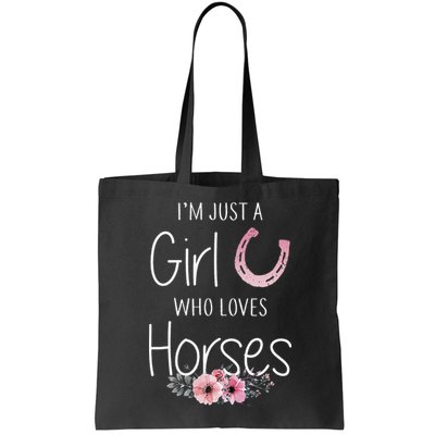 Just A Who Loves Horses Horse Bag