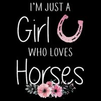 Just A Who Loves Horses Horse Toddler T-Shirt