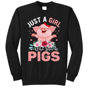 Just A Who Loves Pigs Sweatshirt