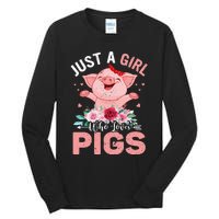 Just A Who Loves Pigs Tall Long Sleeve T-Shirt