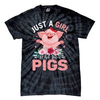 Just A Who Loves Pigs Tie-Dye T-Shirt