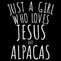 Just a who Loves Jesus and Alpacas Funny Impact Tech Backpack