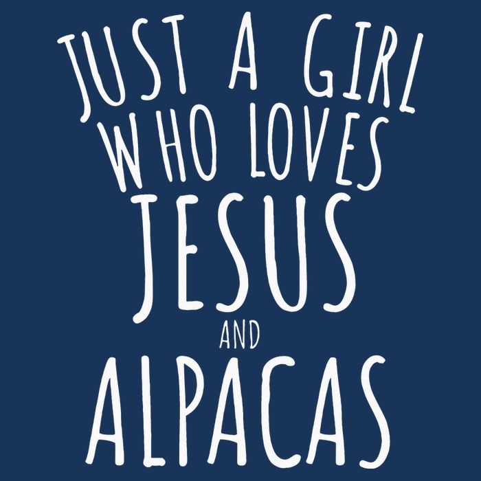 Just a who Loves Jesus and Alpacas Funny Cooling Performance Crew T-Shirt