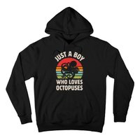 Just A  Who Loves Sea Animals Octopus  Hoodie