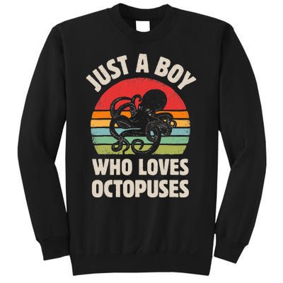 Just A  Who Loves Sea Animals Octopus  Sweatshirt