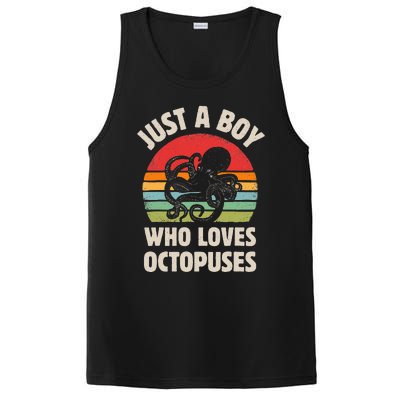 Just A  Who Loves Sea Animals Octopus  PosiCharge Competitor Tank