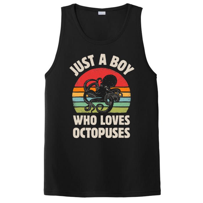 Just A  Who Loves Sea Animals Octopus  PosiCharge Competitor Tank