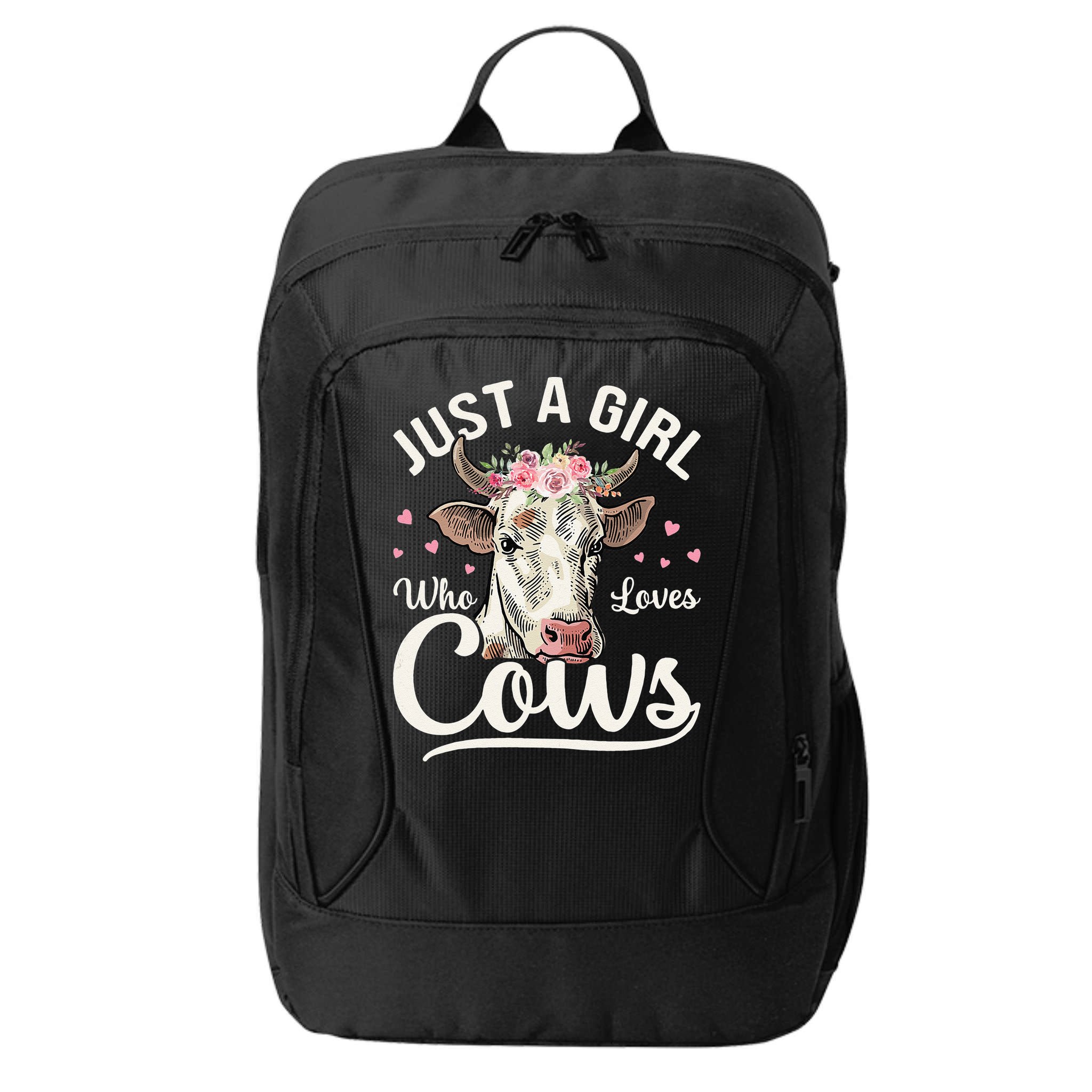 Just a  Who Loves Cows Funny Cute Cow for Girls  City Backpack