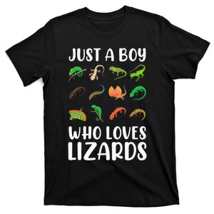 Just A  Who Loves Lizards T-Shirt