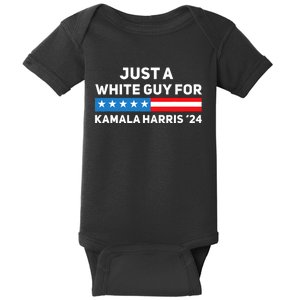 Just A White Guy For Kamala Harris 2024 President Election Baby Bodysuit