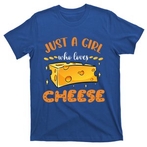 Just A Who Loves Cheese Funny Saying Cute Gift T-Shirt