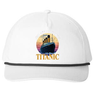 Just A  Who Loves Titanic Boat Titanic Snapback Five-Panel Rope Hat