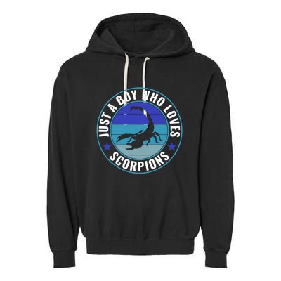 Just A Who Loves Scorpions Meaningful Gift Garment-Dyed Fleece Hoodie