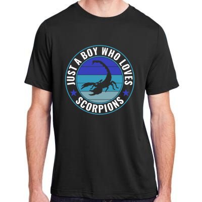 Just A Who Loves Scorpions Meaningful Gift Adult ChromaSoft Performance T-Shirt