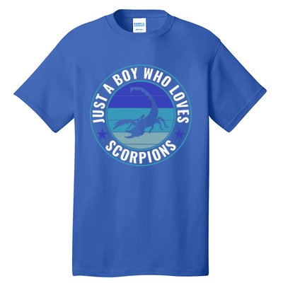 Just A Who Loves Scorpions Meaningful Gift Tall T-Shirt