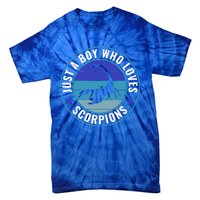 Just A Who Loves Scorpions Meaningful Gift Tie-Dye T-Shirt