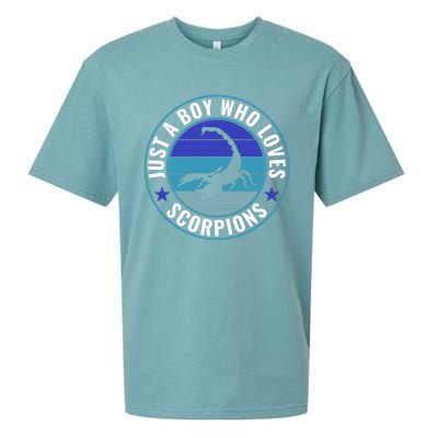 Just A Who Loves Scorpions Meaningful Gift Sueded Cloud Jersey T-Shirt