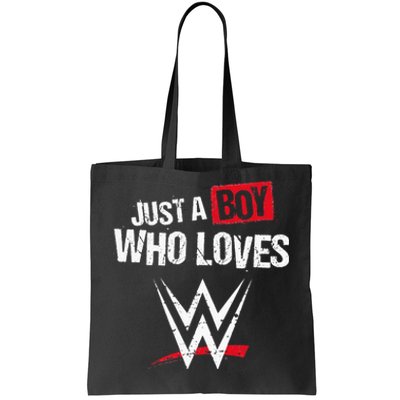 Just A  Who Loves Wrestling Tote Bag