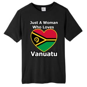 Just A Who Loves Vanuatu Cute Gift Tall Fusion ChromaSoft Performance T-Shirt