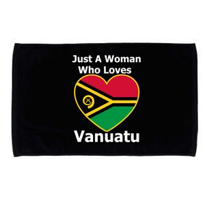 Just A Who Loves Vanuatu Cute Gift Microfiber Hand Towel