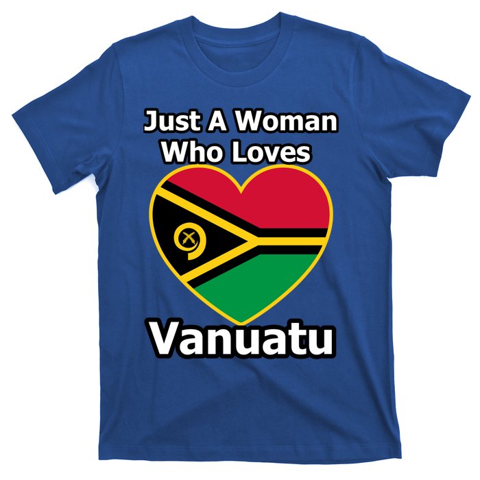 Just A Who Loves Vanuatu Cute Gift T-Shirt