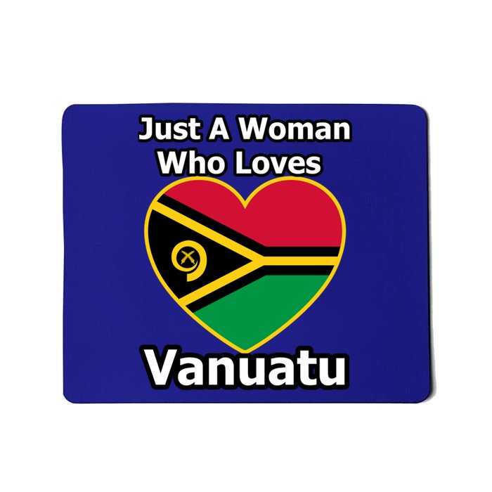 Just A Who Loves Vanuatu Cute Gift Mousepad