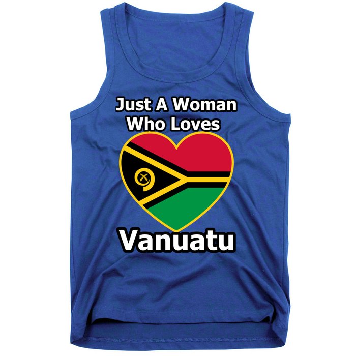 Just A Who Loves Vanuatu Cute Gift Tank Top