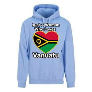 Just A Who Loves Vanuatu Cute Gift Unisex Surf Hoodie