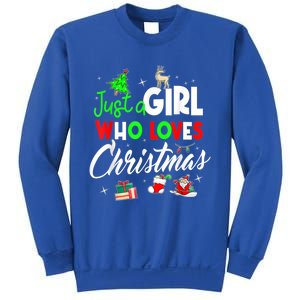 Just A Who Loves Christmas Meaningful Gift Sweatshirt