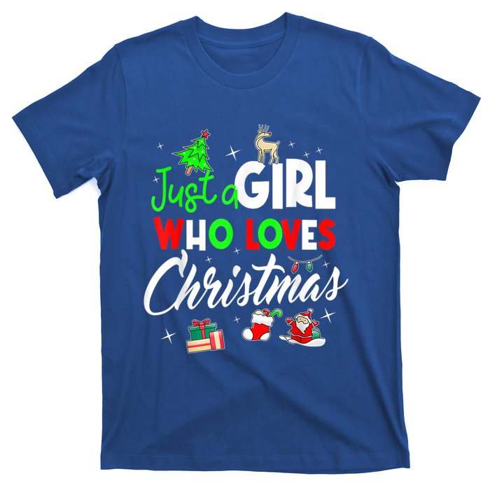 Just A Who Loves Christmas Meaningful Gift T-Shirt