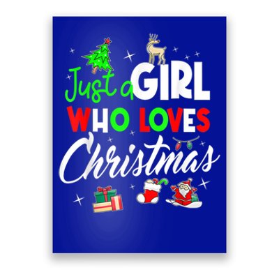 Just A Who Loves Christmas Meaningful Gift Poster