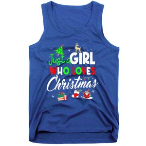 Just A Who Loves Christmas Meaningful Gift Tank Top