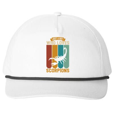 Just A Who Loves Scorpions Great Gift Snapback Five-Panel Rope Hat