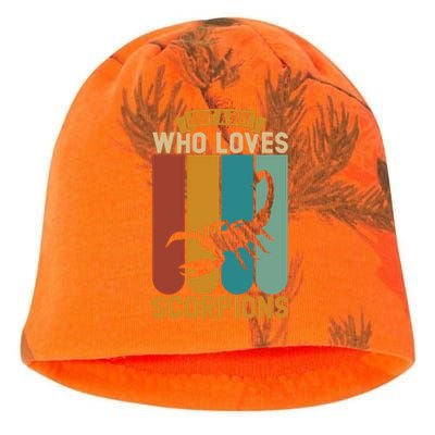 Just A Who Loves Scorpions Great Gift Kati - Camo Knit Beanie