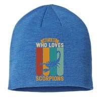 Just A Who Loves Scorpions Great Gift Sustainable Beanie