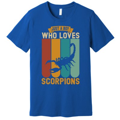 Just A Who Loves Scorpions Great Gift Premium T-Shirt