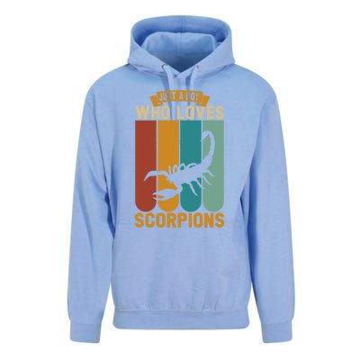 Just A Who Loves Scorpions Great Gift Unisex Surf Hoodie