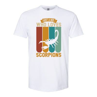 Just A Who Loves Scorpions Great Gift Softstyle® CVC T-Shirt