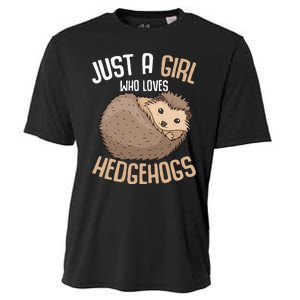 Just A Who Loves Hedgehogs Cooling Performance Crew T-Shirt