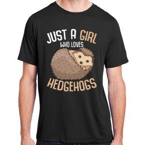 Just A Who Loves Hedgehogs Adult ChromaSoft Performance T-Shirt