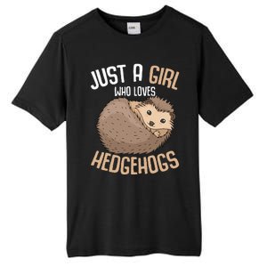 Just A Who Loves Hedgehogs Tall Fusion ChromaSoft Performance T-Shirt