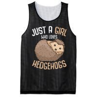 Just A Who Loves Hedgehogs Mesh Reversible Basketball Jersey Tank