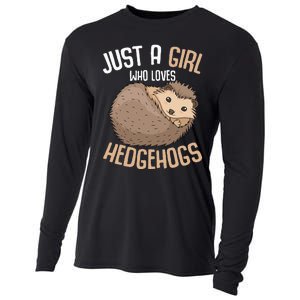 Just A Who Loves Hedgehogs Cooling Performance Long Sleeve Crew