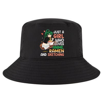 Just A  Who Loves Anime Ra And Sketching Japan Anime Cool Comfort Performance Bucket Hat