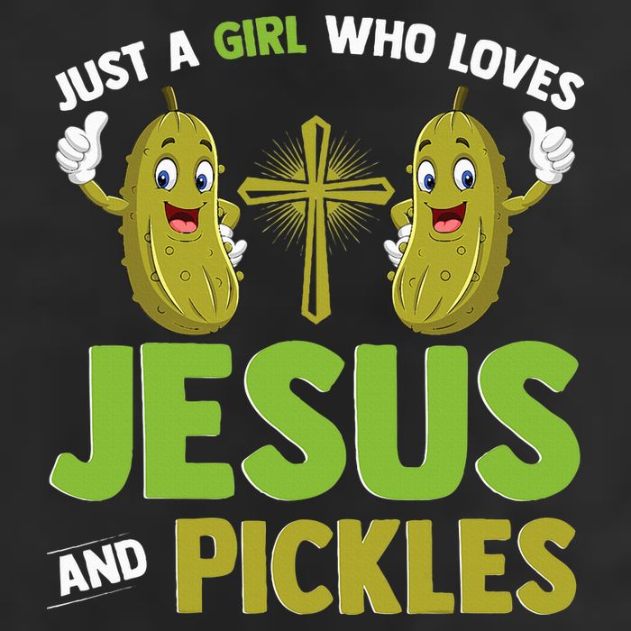 Just A Who Loves Jesus And Pickles Christian Pickles Hat