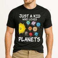 Just A Who Loves Planets Space Solar System Boy Girl Cooling Performance Crew T-Shirt