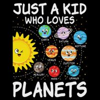 Just A Who Loves Planets Space Solar System Boy Girl Cooling Performance Crew T-Shirt
