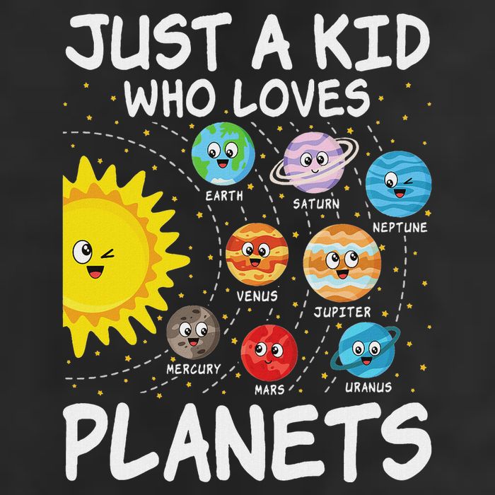Just A Who Loves Planets Space Solar System Boy Girl Adult Drive Performance Visor