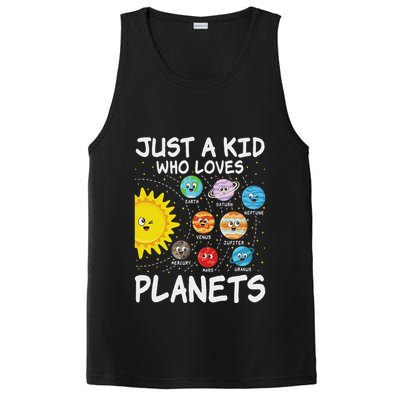 Just A Who Loves Planets Space Solar System Boy Girl PosiCharge Competitor Tank